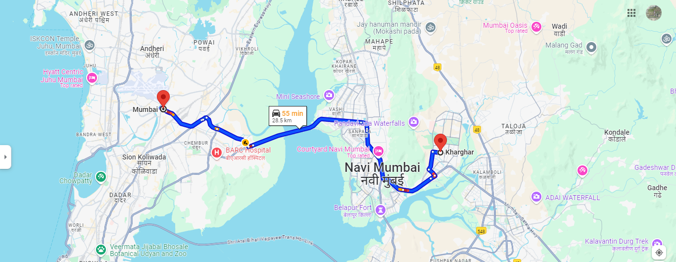 Godrej Kharghar Location